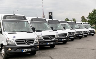 Автобусный парк города Даугавпилс приобрел семь автобусов Mercedes–Benz Sprinter 
